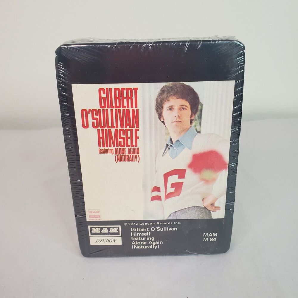 8 Track Gilbert O'Sullivan Himself Alone Again Naturally 1972 MAM London M84
